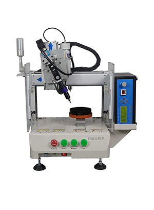 單一膠水精密螺桿閥桌面式點膠機